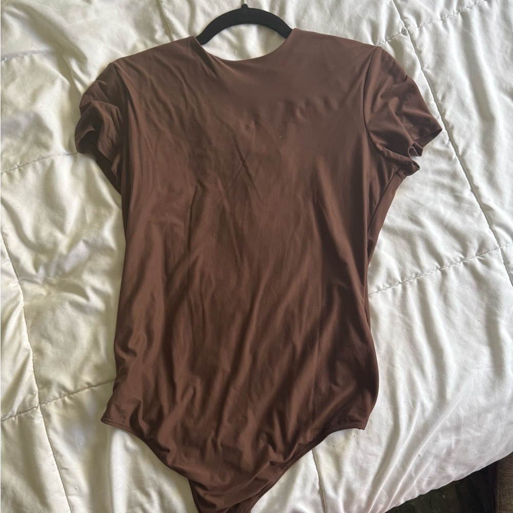 Abercrombie & Fitch Brown Bodysuit NWT L